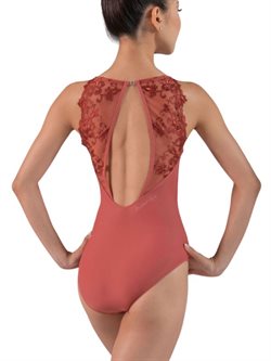 BalletRosa koralfarvet balletdragt blonderyg